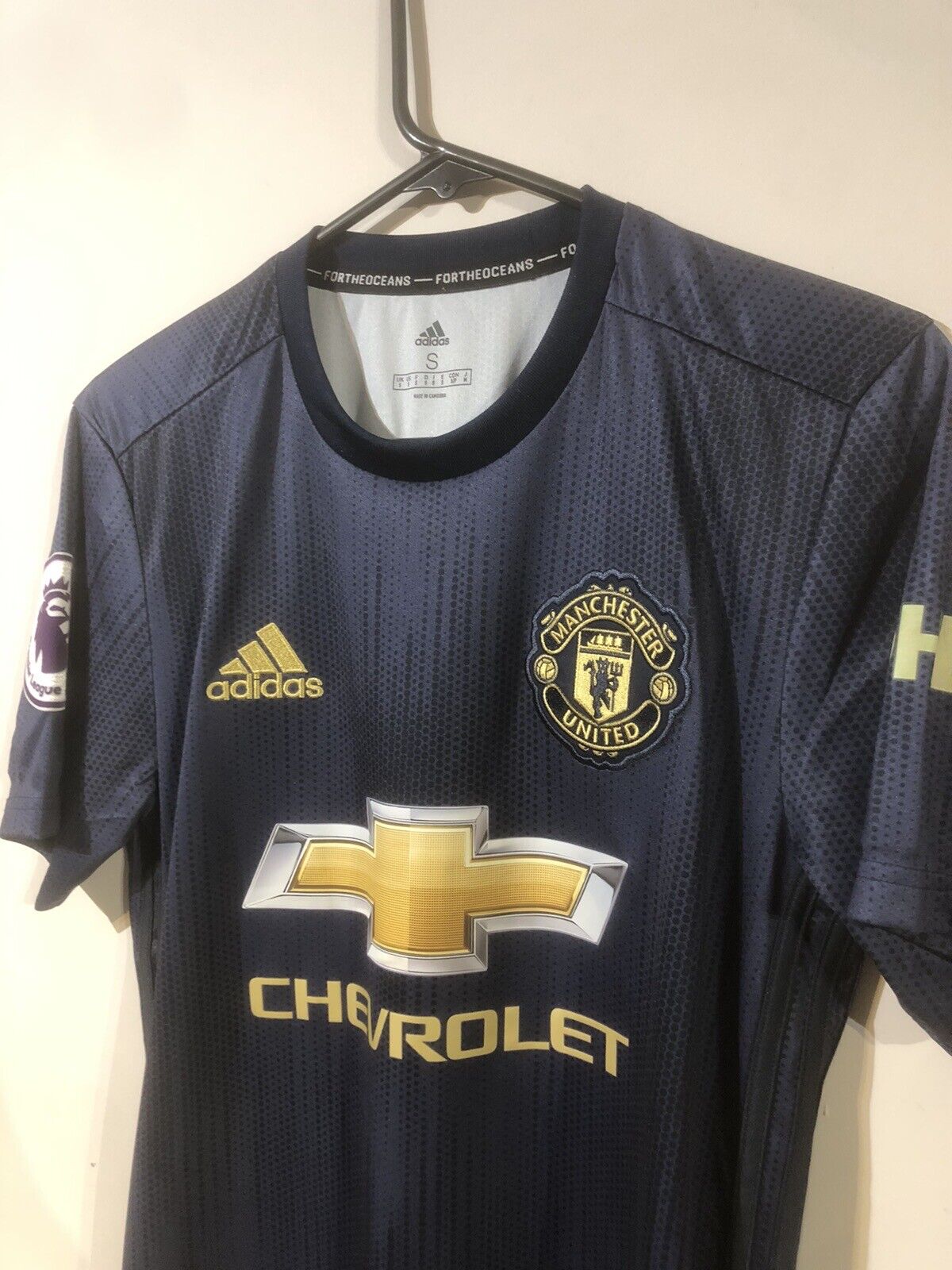 Rashford #10 Manchester United 2018/19 3rd Small Shirt Adidas Excellent Condit