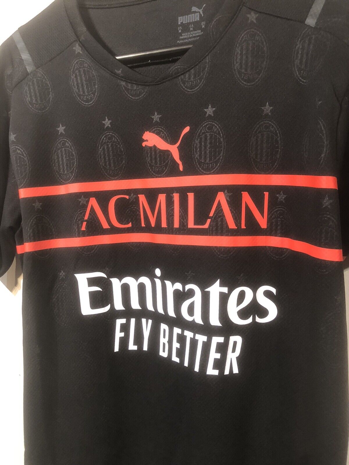 R. Leao #17 AC Milan Medium 2021/22 3rd Football Shirt Puma Excellent Condition