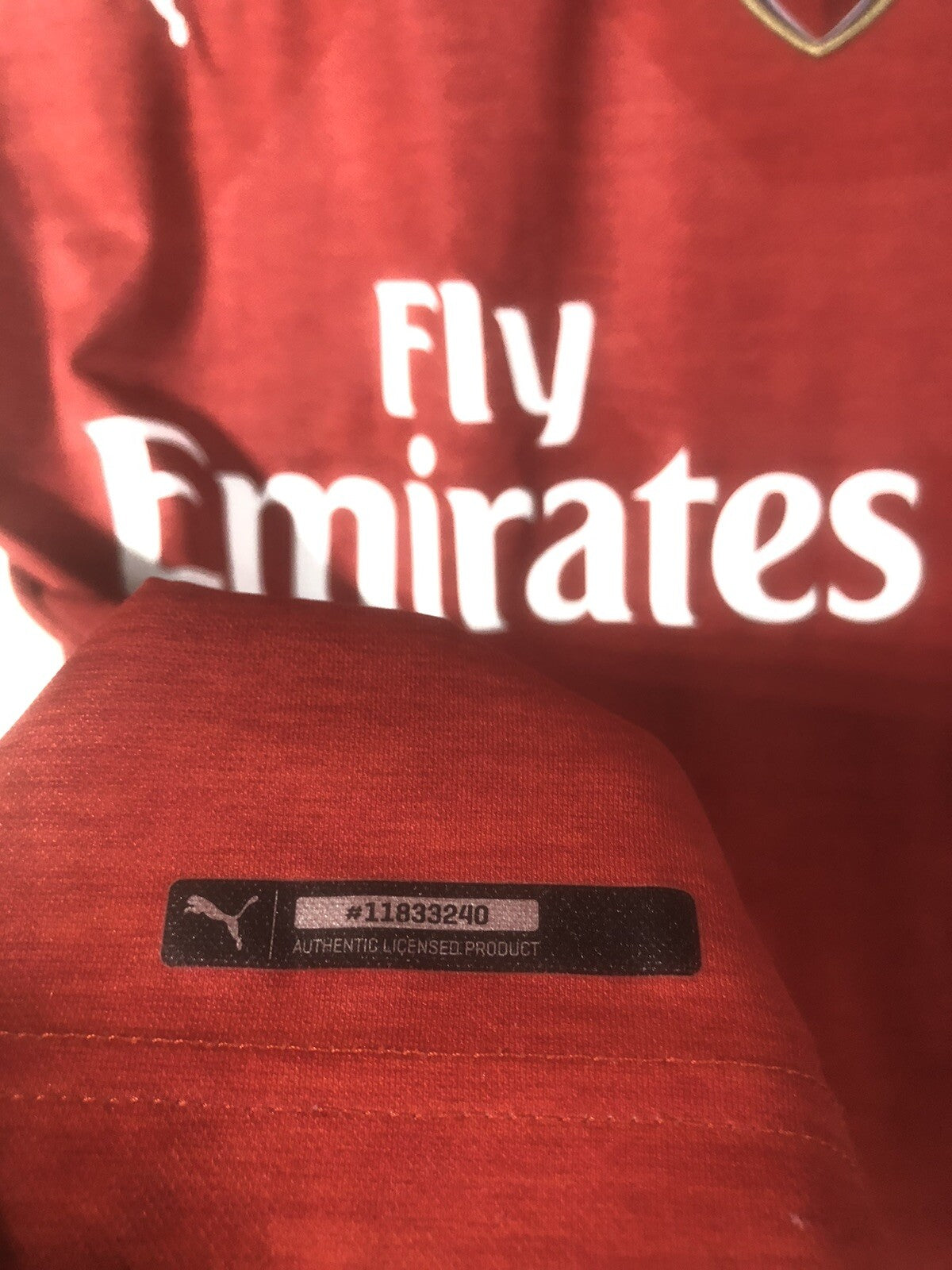 Arsenal Ramsey #8 2018/19 XXL Home Shirt Puma Excellent Condition 753209-12