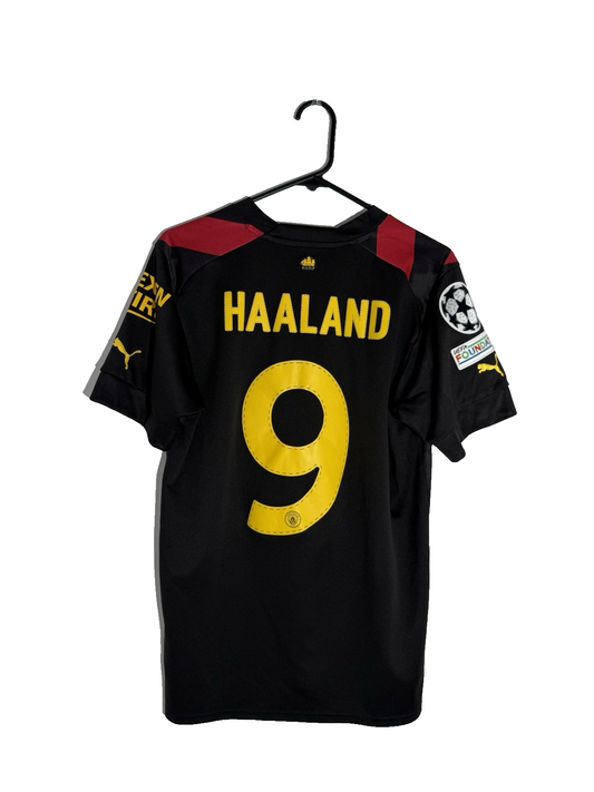 Manchester City Haaland #9 2022/23 Medium Away CL Shirt BNWT 765722-02