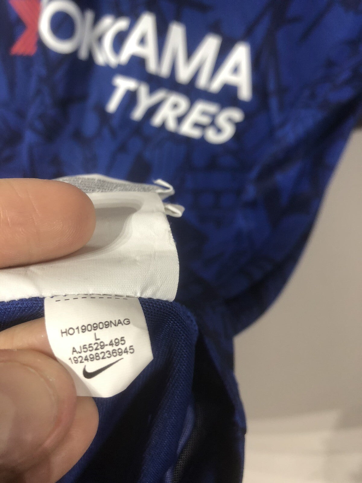 Chelsea Tomori #29 2019/20 Large Home Shirt Nike Excellent Condition AJ5529-495