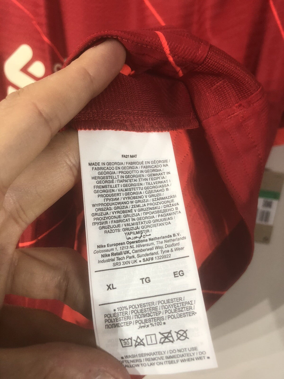 Liverpool Henderson #14 2021/22 Vaporknit XL Home BNWT DB2533-688