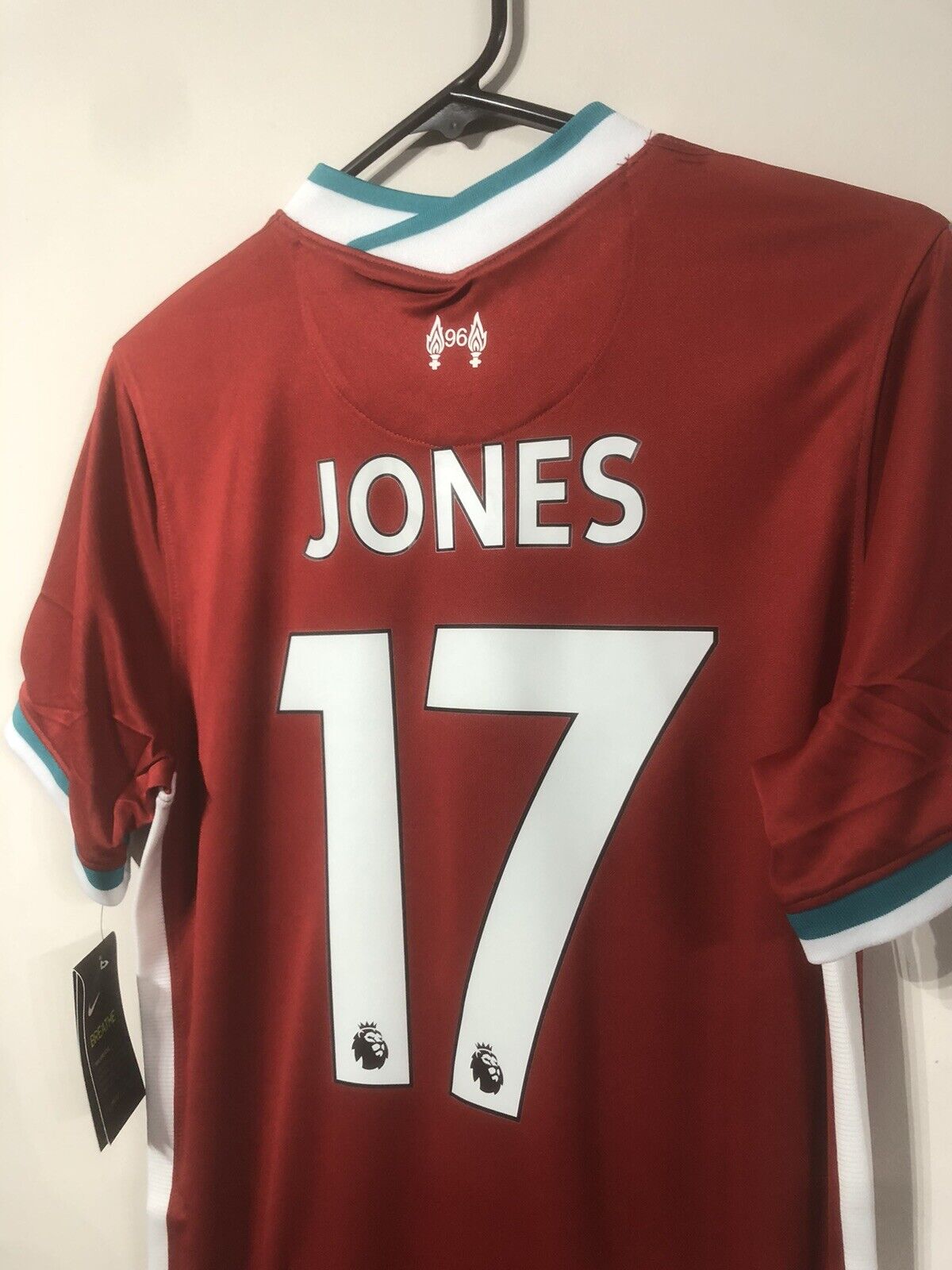 Jones #17 Liverpool Small 2020/21 Home Shirt Jersey Nike BNWT