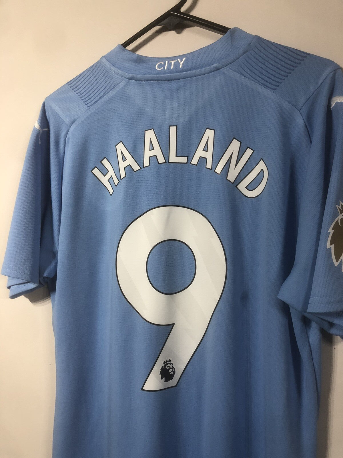 Manchester City Haaland #9 2023/24 Large Home Excellent Condition 770438-01