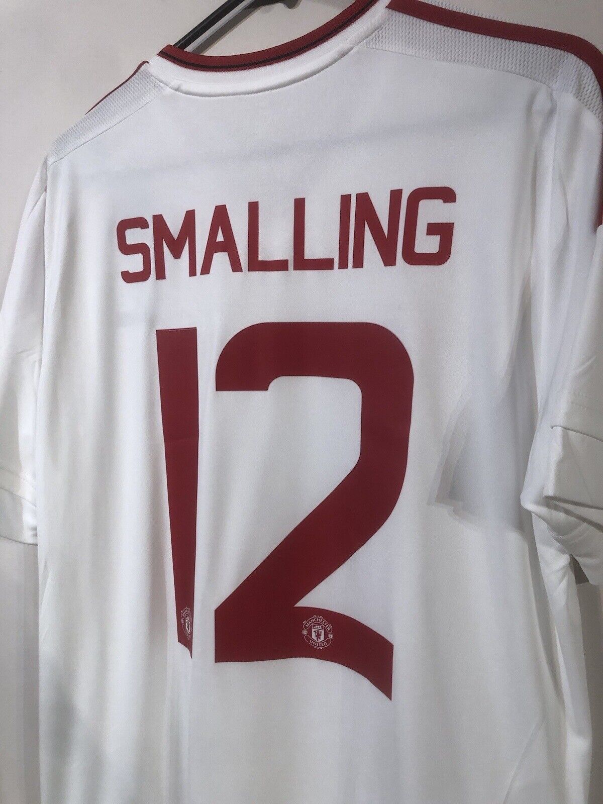 Smalling #12 Manchester United 2015/16 Away Euro Medium Football Shirt BNWT