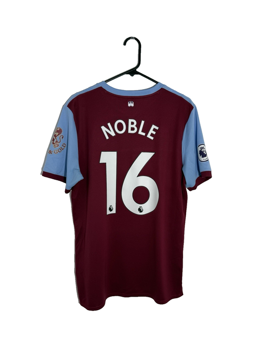 West Ham United Noble #16 2019/20 Large Home Shirt Umbro Excellent Condition