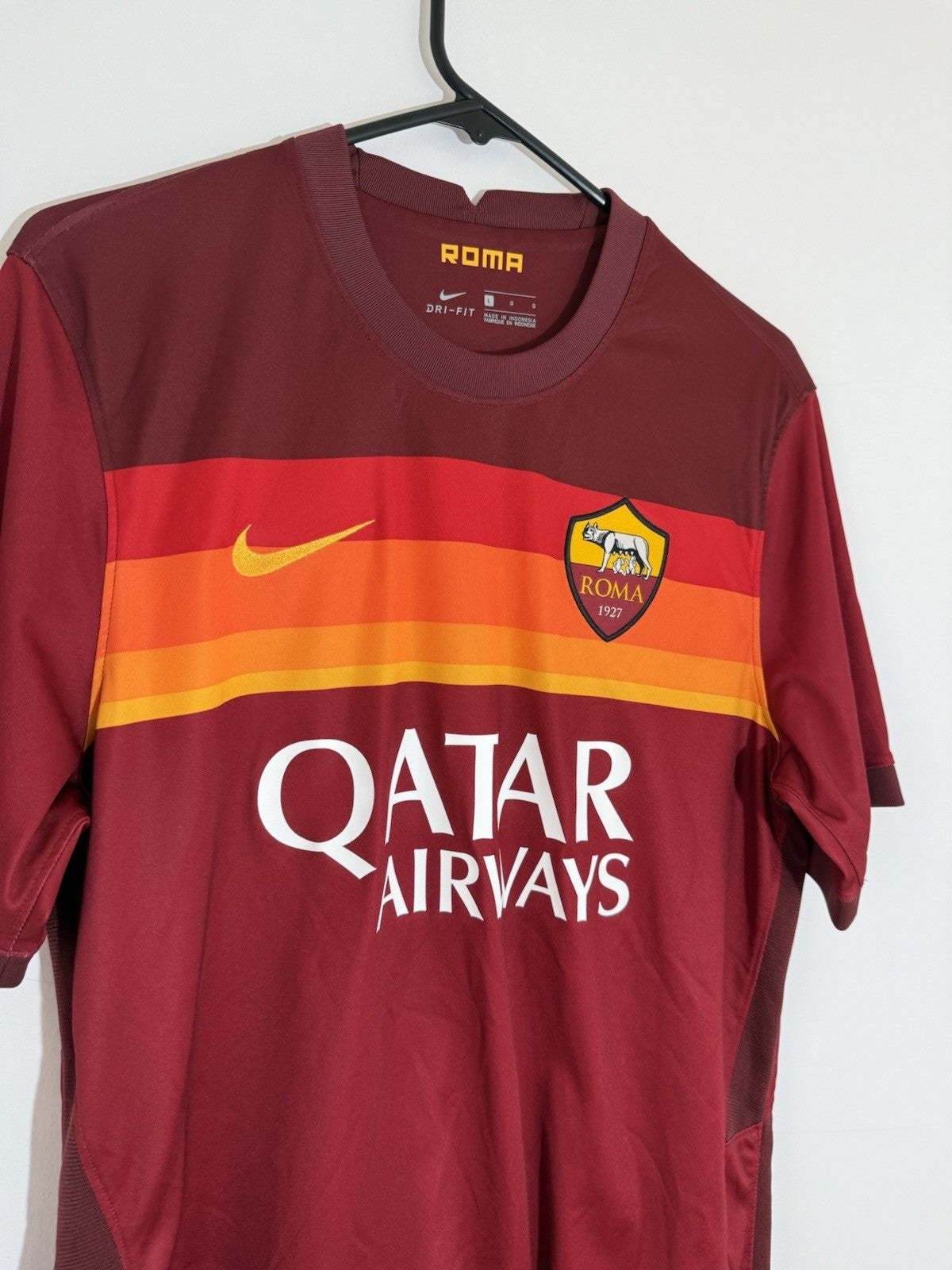 AS Roma Pedro #11 2020/21 Large Home Shirt Excellent Condition CD4248-614