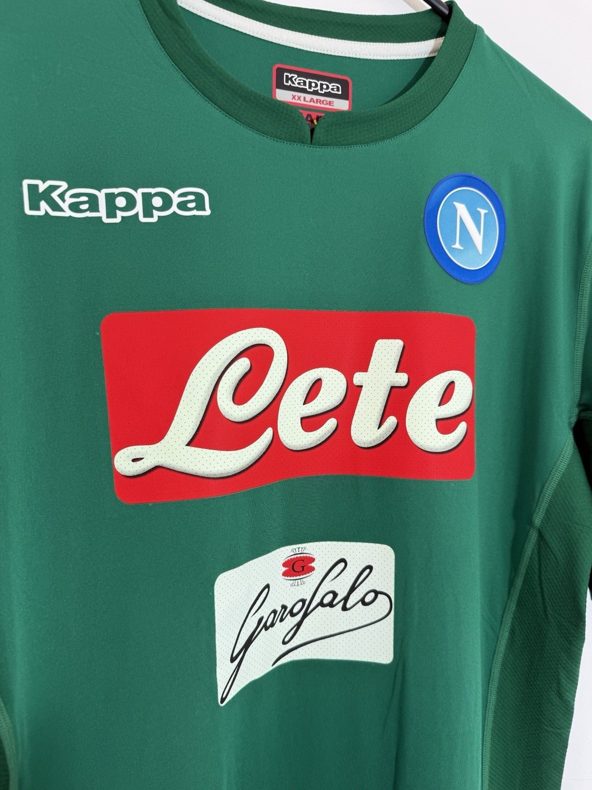 SSC Napoli Reina #25 2017/18 XXL Home GK Kappa Kombat Shirt BNWT 303V450
