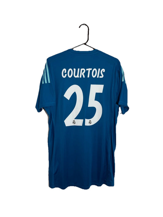 Real Madrid Courtois #25 2018/19 Large Away GK Shirt Adidas BNWT CG0577