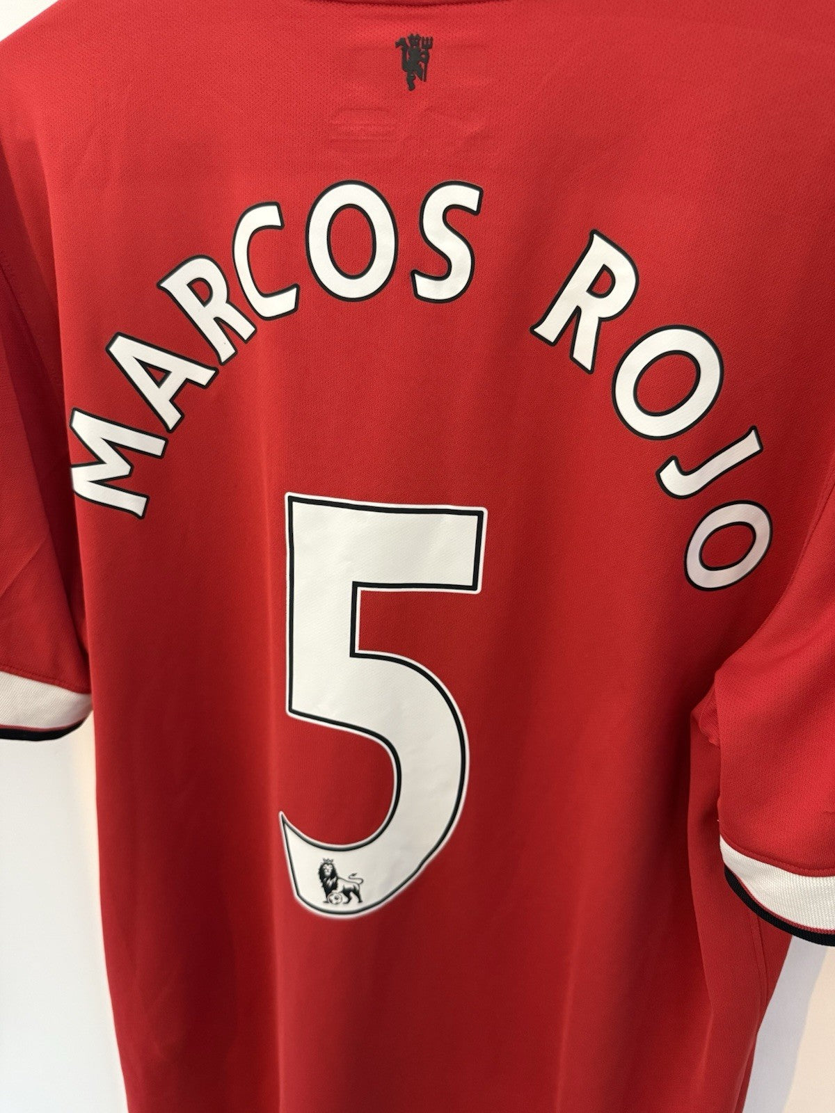 Manchester United Marcos Rojo #5 2014/15 L Home Excellent Condition 611031-624