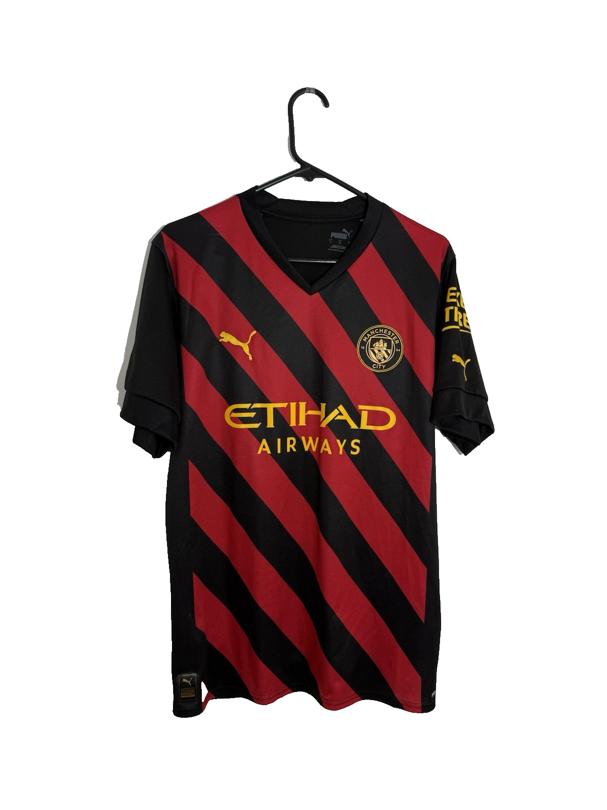 Man City De Bruyne #17 2022/23 Large Away Shirt Excellent Condition 765722-02