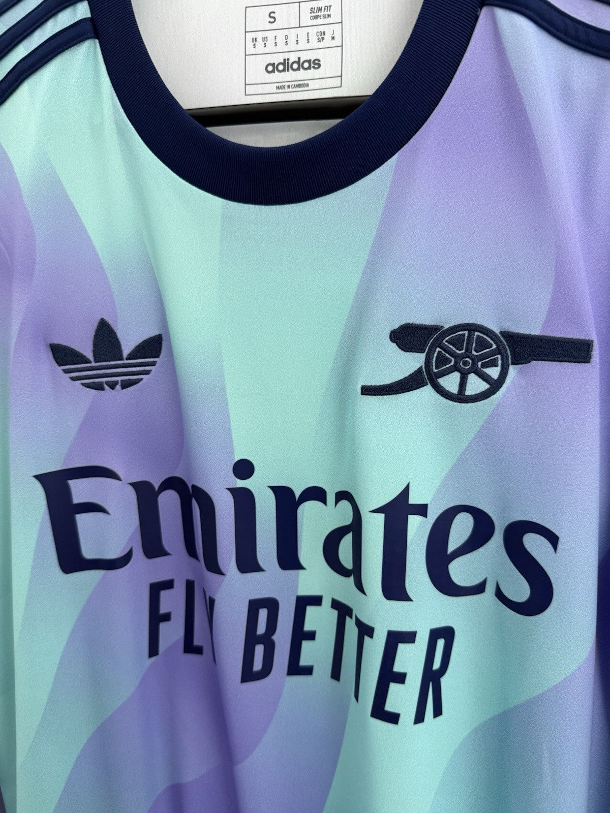 Arsenal Saka #7 2024/25 Small 3rd Shirt Excellent Condition IS8138