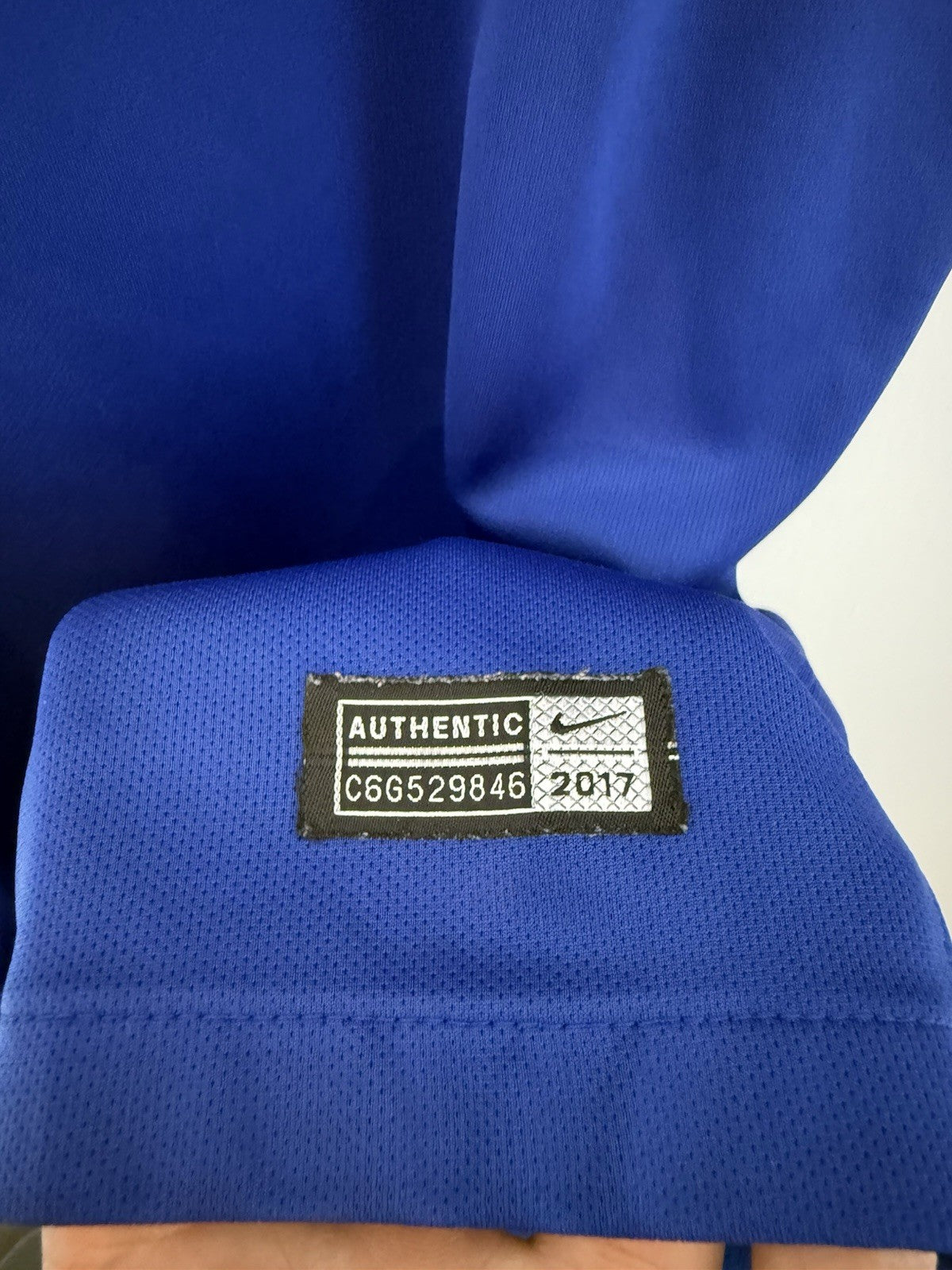 Chelsea Hazard #10 2017/18 Large Home Shirt Nike Excellent Condition 905513-496