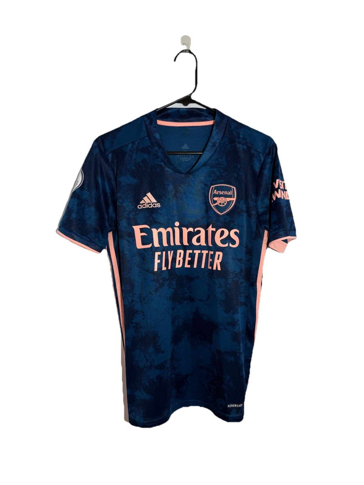 Arsenal Tierney #3 2020/21 Small 3rd Shirt Adidas Excellent Condition GH6653