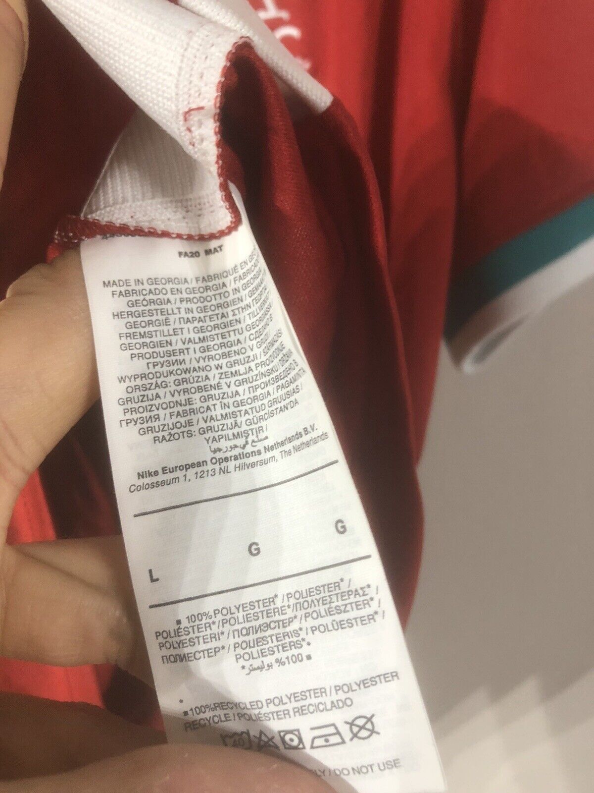 Origi 27 Liverpool Large 2020 21 Home Shirt Nike Excellent Condition CZ2636 687