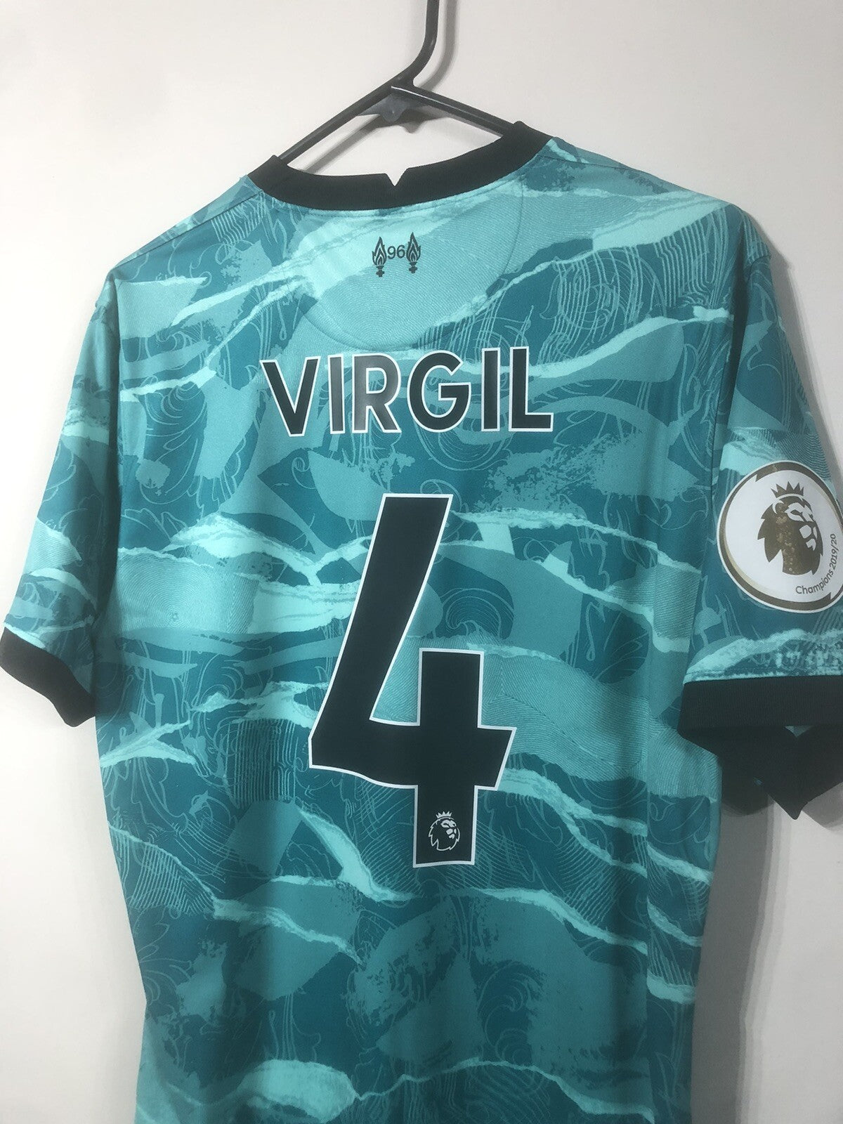 Liverpool Virgil #4 2020/21 Medium Away Nike Excellent Condition CZ2635-354