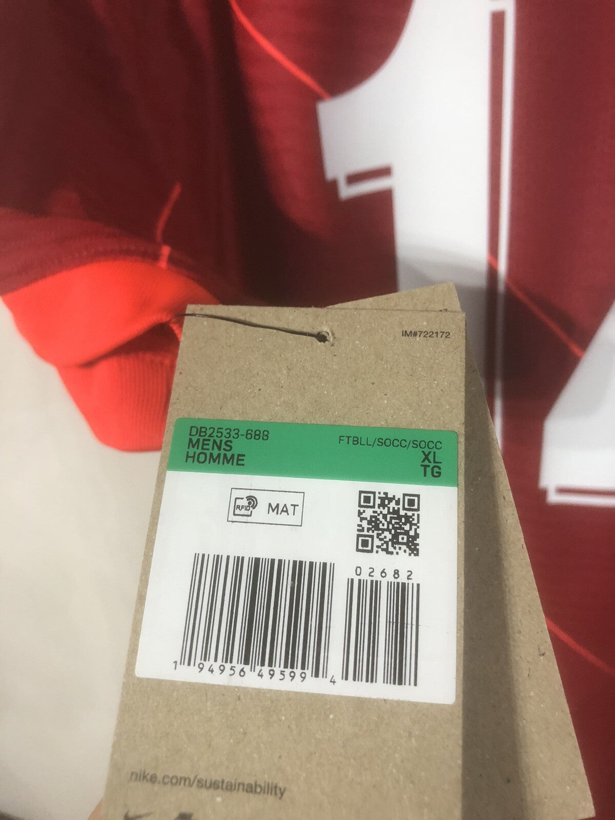 Liverpool Henderson #14 2021/22 Vaporknit XL Home BNWT DB2533-688