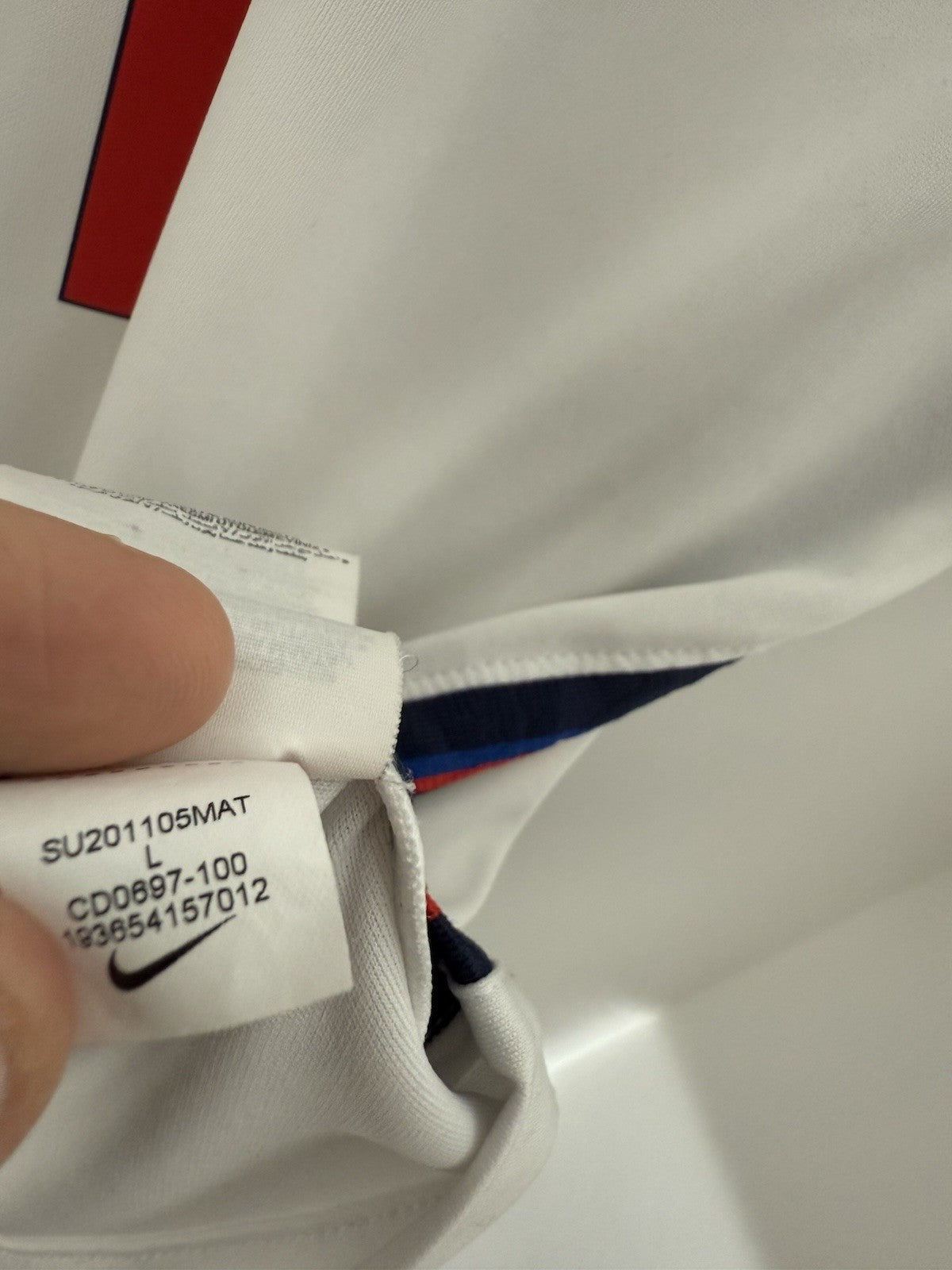 England Rashford #11 2020 Large Home Shirt Excellent Condition CD0697-100