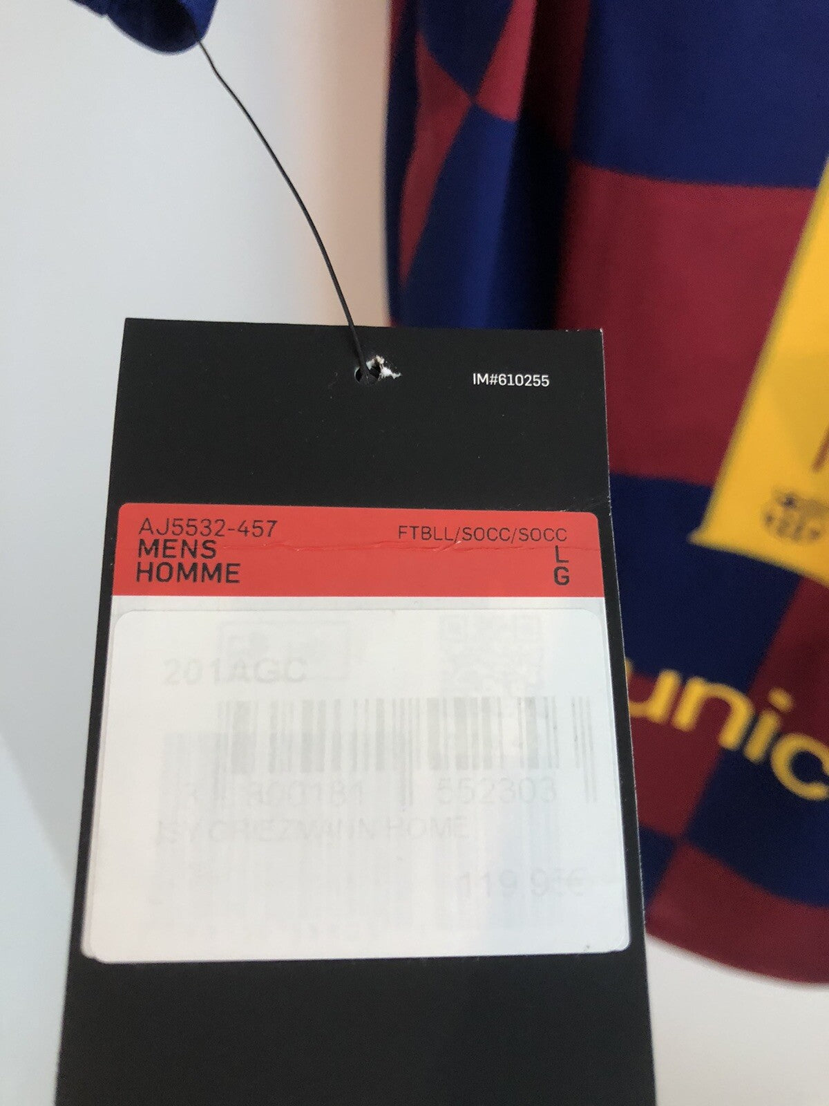 Barcelona Griezmann #17 2019/20 Large CL Home Shirt BNWT AJ5532-455