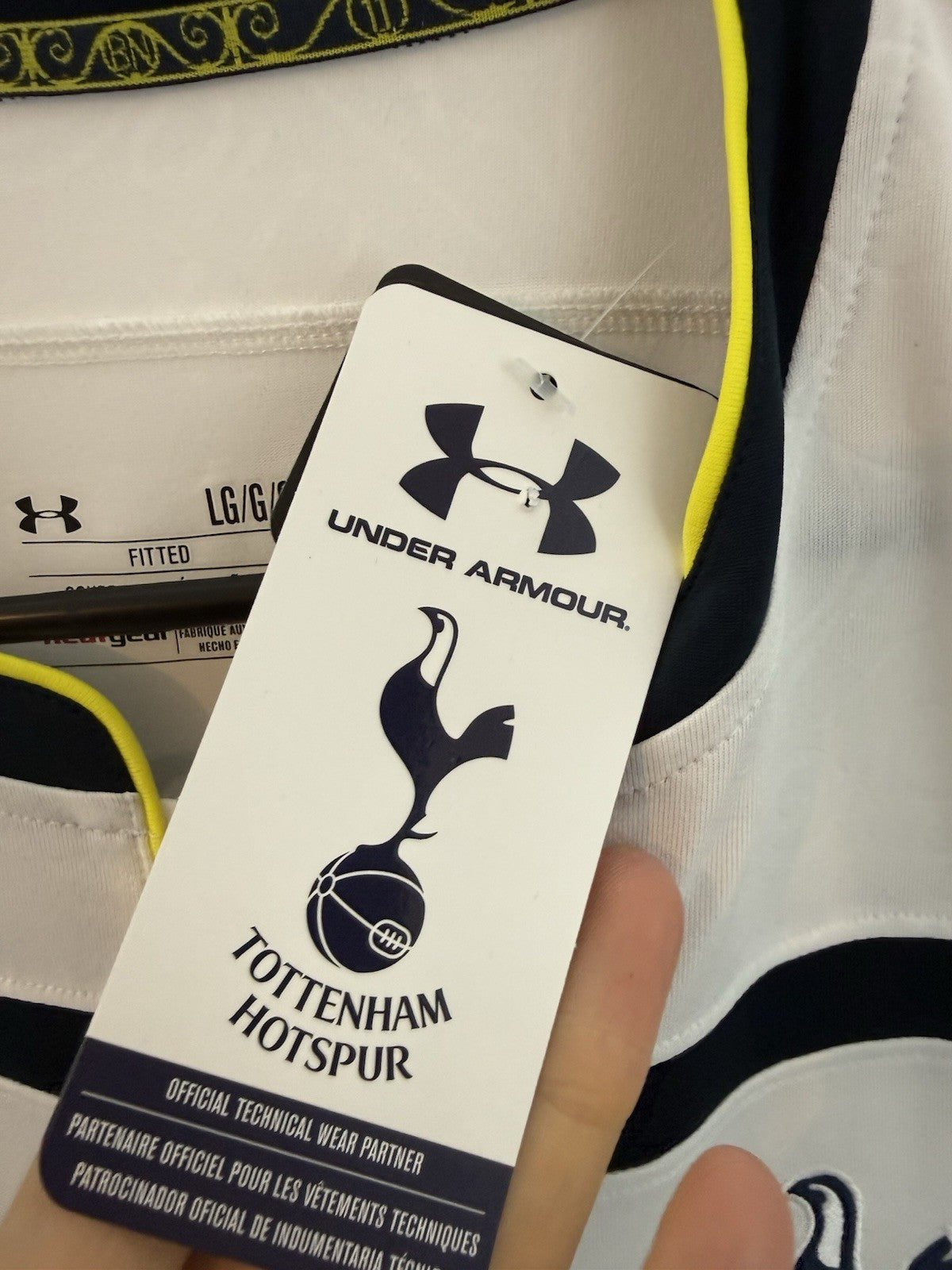 Tottenham Hotspur Son #7 2014/15 Large Home Shirt UA BNWT 1245245