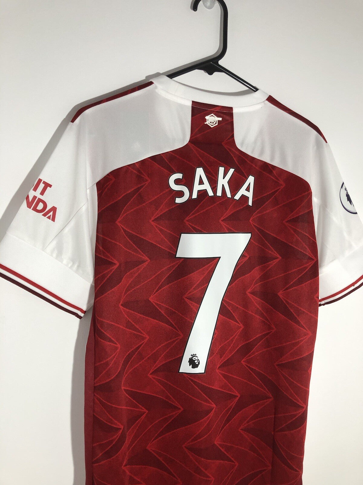 Arsenal Saka #7 2020/21 Medium Home Shirt Adidas BNWT EH5817