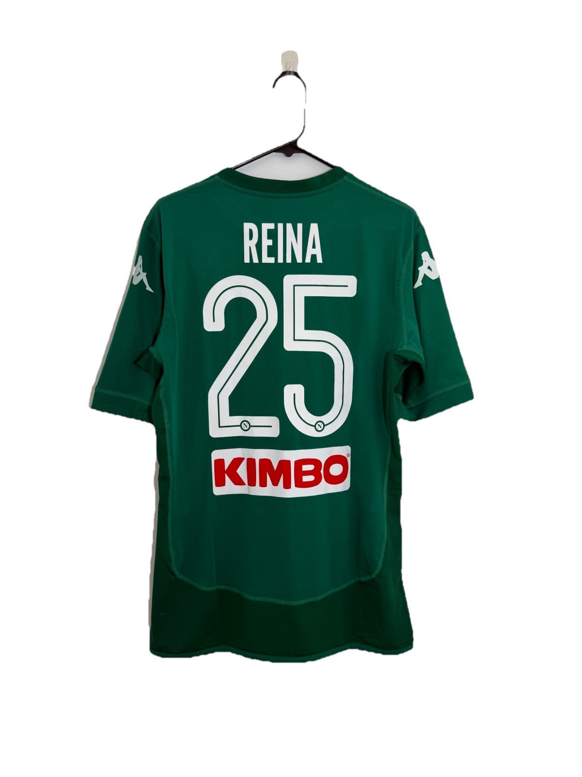 SSC Napoli Reina #25 2017/18 XXL Home GK Kappa Kombat Shirt BNWT 303V450