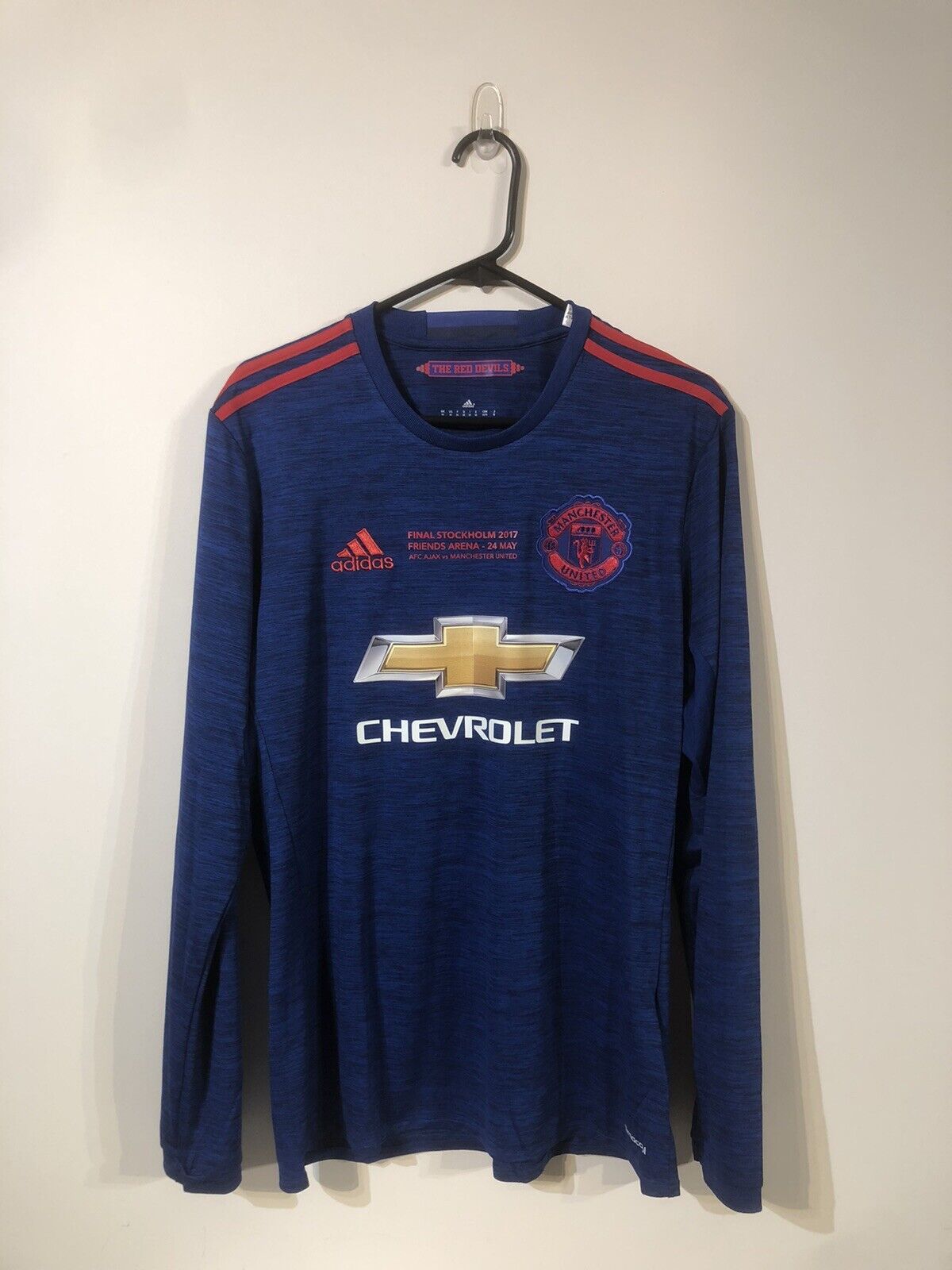 Manchester United 2016/17 Medium L/S Away Europa League Final Shirt BNWT