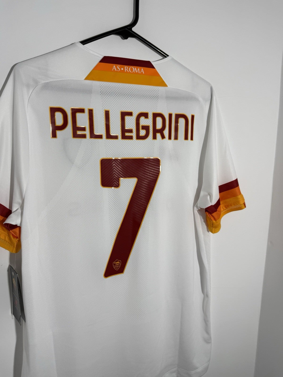 AS Roma Pellegrini #7 2021/22 Large Away Shirt New Balance BNWT MT130216