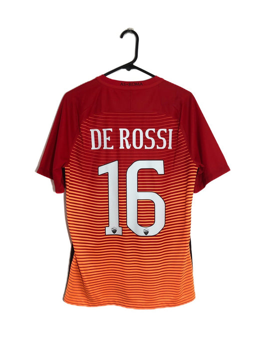 AS Roma De Rossi #16 2016/17 Medium 3rd Shirt Excellent Condition 776959-660