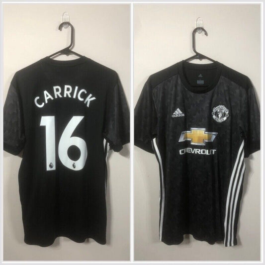 Carrick #16 Manchester United 2017/18 Away Large Shirt Excellent Condition